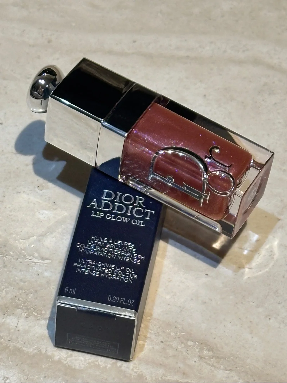 New Release Dior Lip Glow Oil - 087 Spicy Sparkly Finish